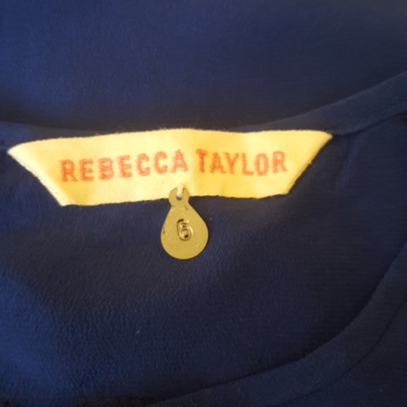 Rebecca Taylor Silk Dress Sz 6 - Picture 5 of 6